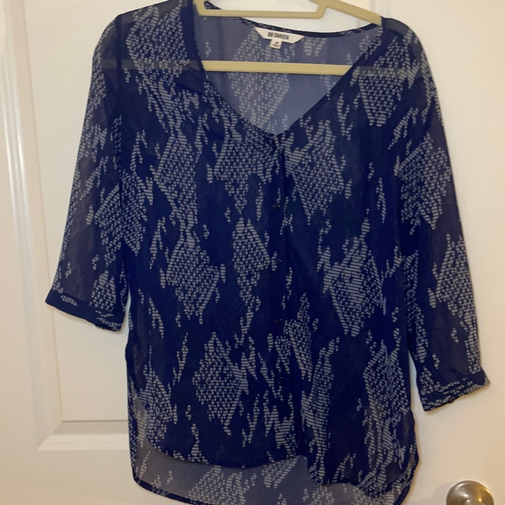 Bb Dakota sheer blouse